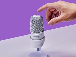 Tap-to-Mute sensor with LED status indicator