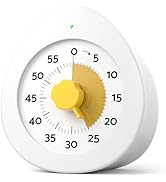 LIORQUE Visual Timer for Kids, 60-Minute Countdown Timers for Classroom Office Kitchen with Silen...