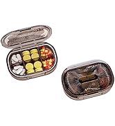 Small Pill Box, Moisture Proof Pill Case, Travel Pill Organizer for Pocket Purse, Daily Portable ...