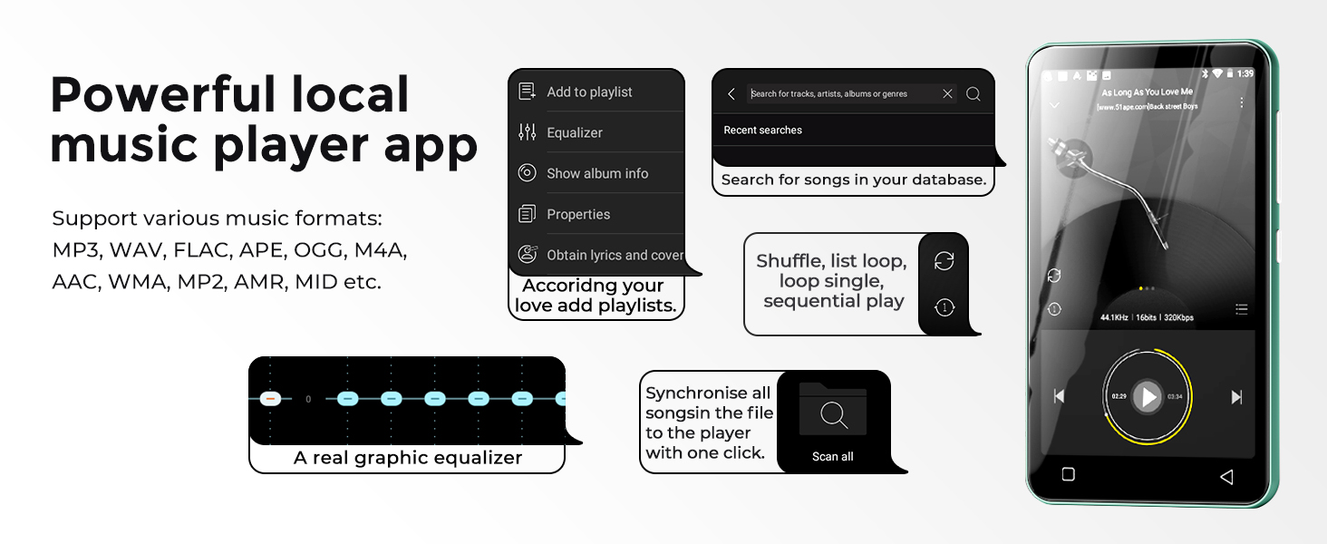 mp4 player with bluetooth