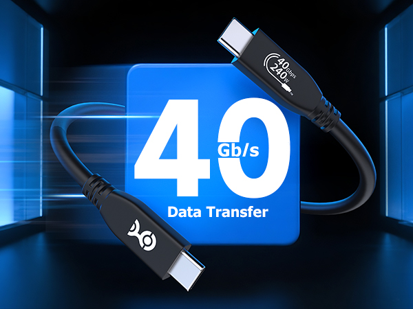 [USB-IF Certified] 40Gbps USB 4 Cable