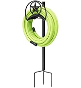 GOFORWILD Garden Hose Holder, Decorative Hose Butler Sturdy Water Hose Rack, Durable Wall Hose Ha...