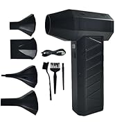 Cordless air Duster Blower, 350g 12oz Wind Pressure, 55 m/s 123 mph Speed, Compressed Canned air ...