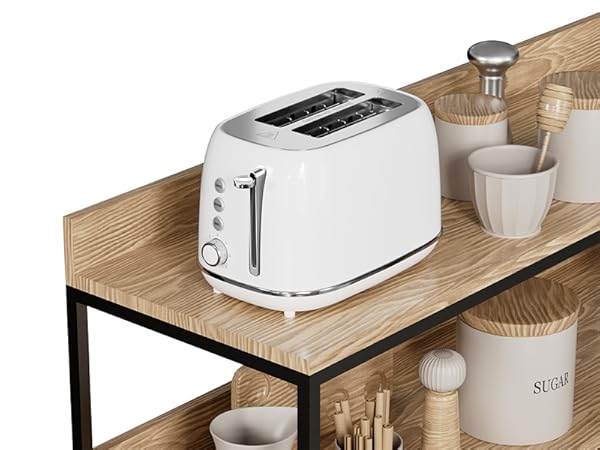 Toaster 2 slice wide slot