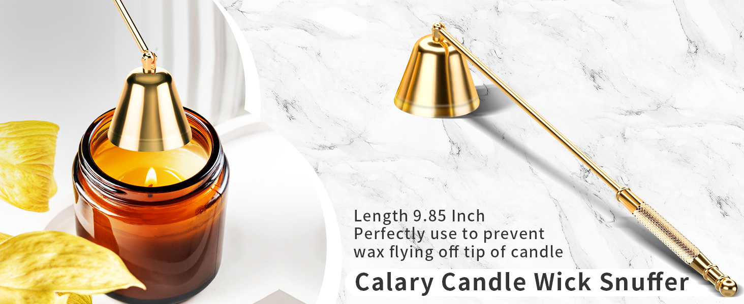 calary Candle Wick Trimmer, Candle Snuffer and Wick Dippe