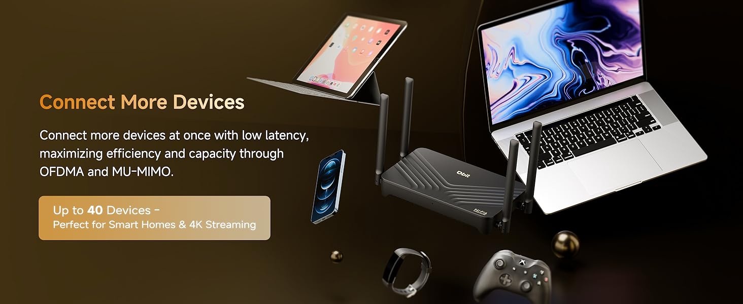 Connect More Devices up to 40 Devices