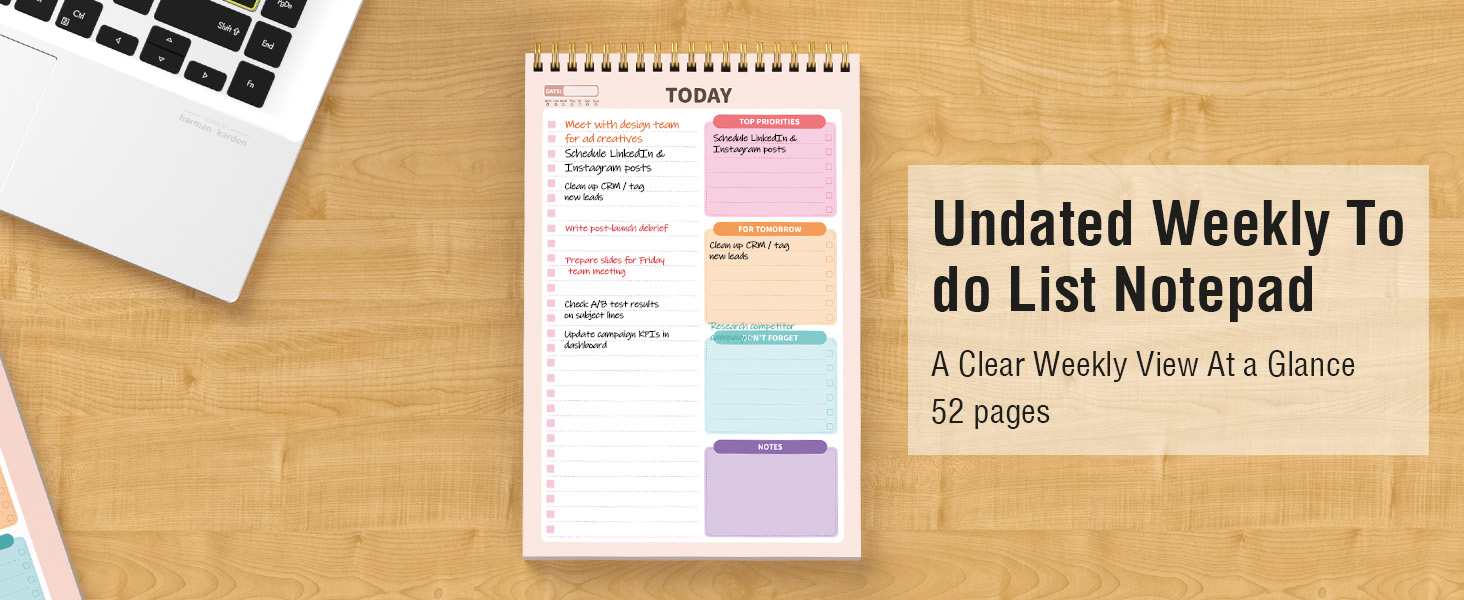 To Do List Notepad