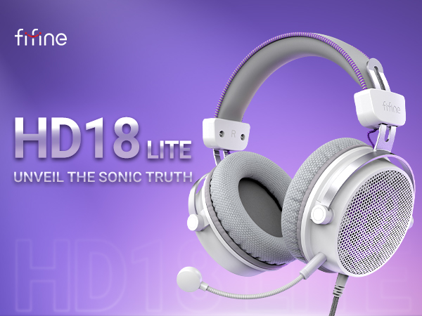 FIFINE AMPLITANK HD18 LITE-WP Open Back Monitor Headphones