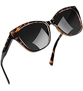 Joopin Oversized Cateye Sunglasses for Women, Fashion Metal Frame Cat Eye Womens Sunglasses