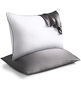 EASELAND Pillows, Bed Pillows Queen Size Set of 2, Queen Pillows with Pillowcases, Soft and Suppo...