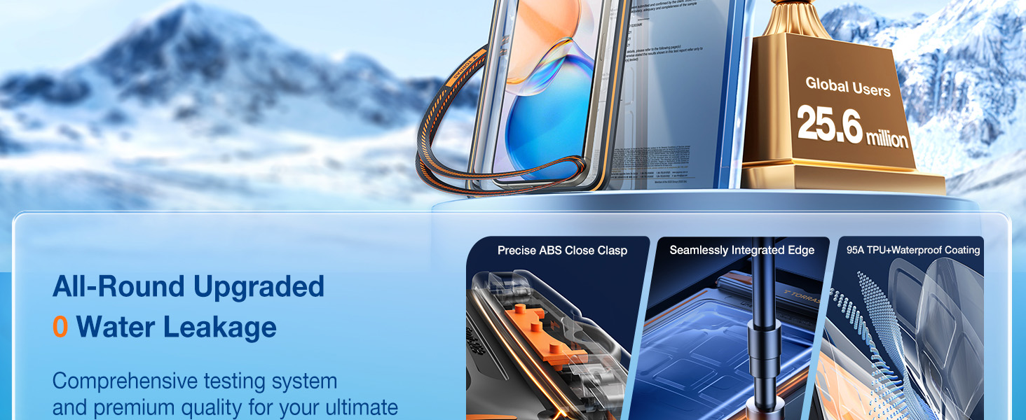 waterproof phone pouch floating