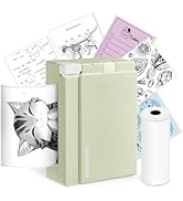 ORGBRO Sticker Printer, X3 Mini Printer Bluetooth Portabel Sticker Maker, Print Pods Thermal Prin...