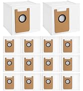BUXEBUX 14 Pack Replacement Dust Bags Compatible with for AIRROBO T20+/ T25+/ T30+/ T25+C Robot, ...