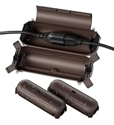 Flemoon [3 Pack] Outdoor Extension Cord Waterproof Cover, Weatherproof Electrical Connection Box ...