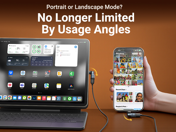 usbc 360 degree adapter