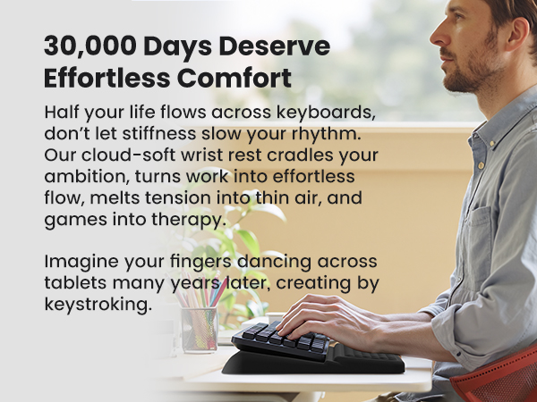 Upgrade life style via Keyboard Wrist Rest