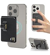 AUROX for MagSafe Wallet Stand, Magnetic Wallet Stand, Phone Grip Card Holder with Phone Stand, M...
