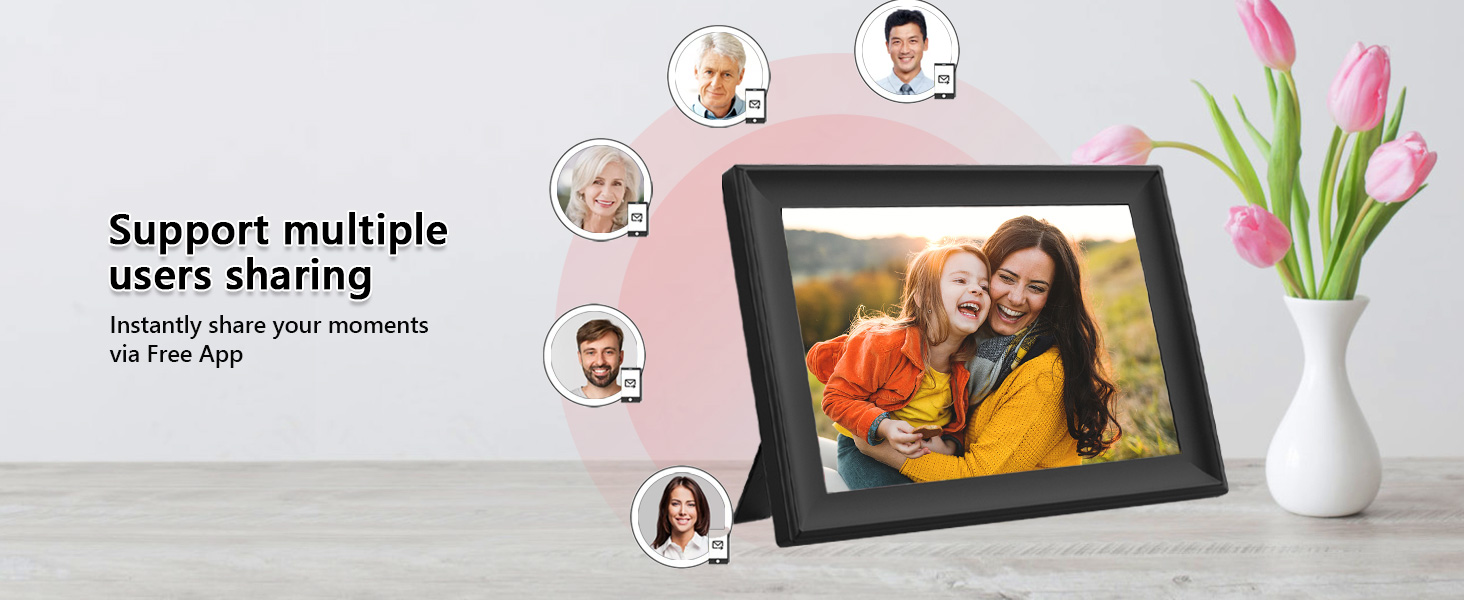 10.1 inch wifi photo frame