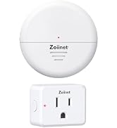 Zoiinet Wireless Motion Sensor Outlet, 15A/1500W, Adjustable Sensing Mode, 260FT Wireless Light S...
