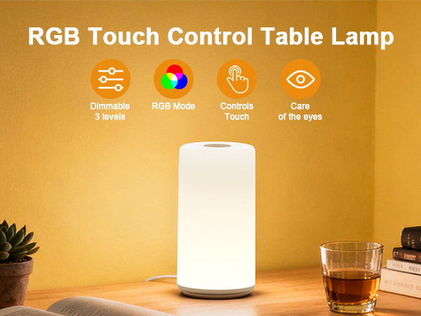 touch control table lamp