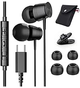 USB C Headphones with Microphone for iPhone 15 16 Pro Samsung Galaxy S24 S25 Ultra S22 S23 Ultra ...