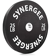 Synergee Color Bumper Plates Weight Plates Strength Conditioning Workouts Weightlifting - Sold in...