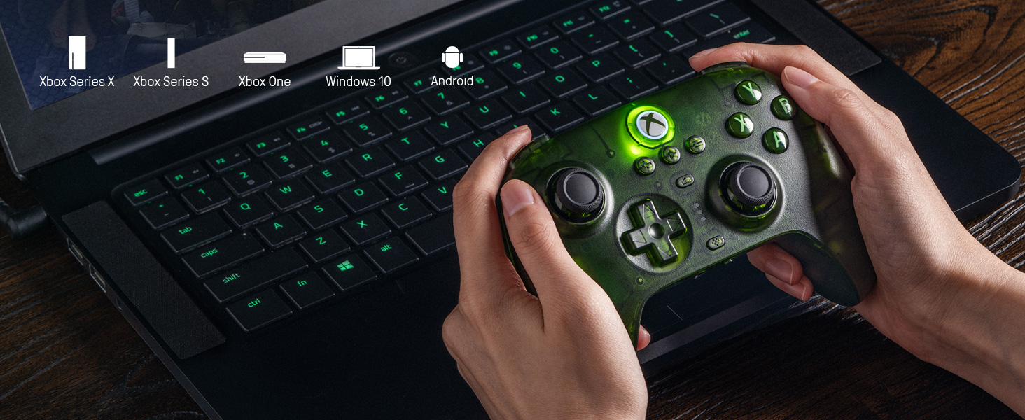 Wired controller for Xbox Series X|S &amp; Xbox One, Compatibility with Apple, Windows &amp; Android