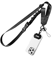 Azrra Adjustable Crossbody Phone Lanyard: Universal Crossbody Phone Strap Adjustable Cell Phone L...