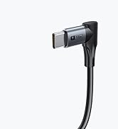 Right Angle Coiled USB C Cable