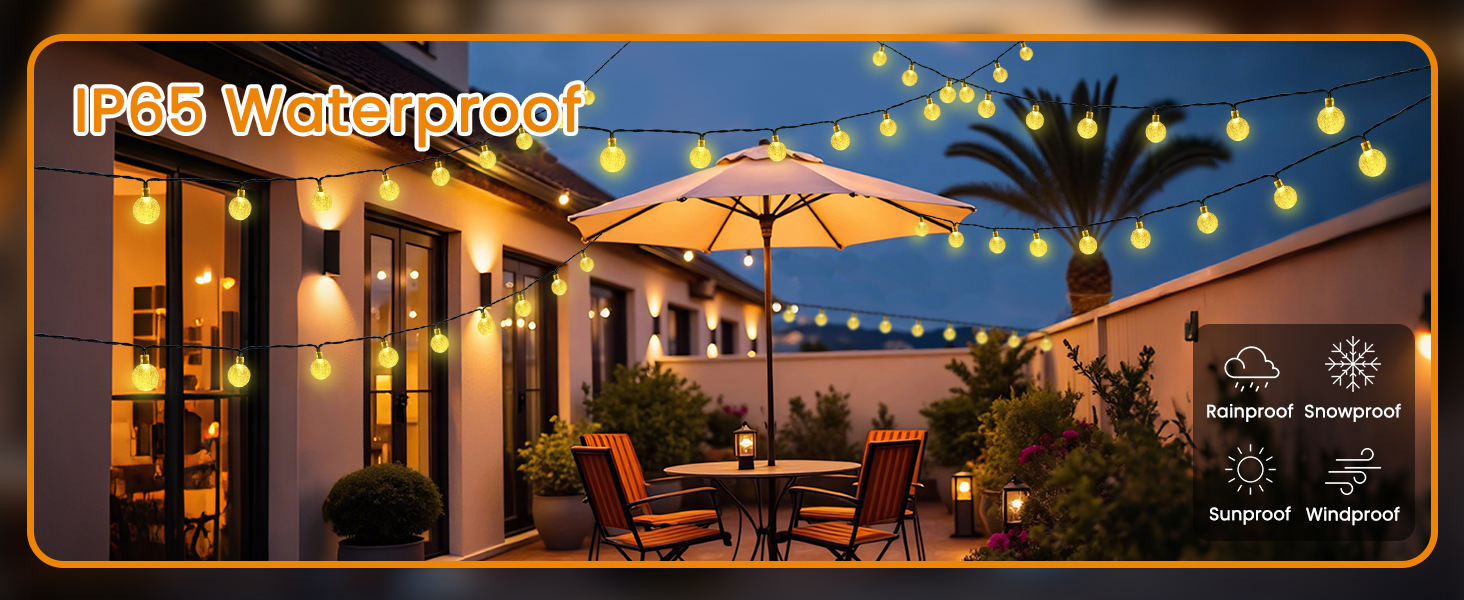 solar string lights