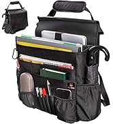 FoxBox Front Seat Organizers and Storage with Cover - Police Patrol Cab Passenger Seat Car Organi...