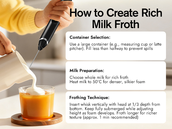 How to Create Rich Milk Froth