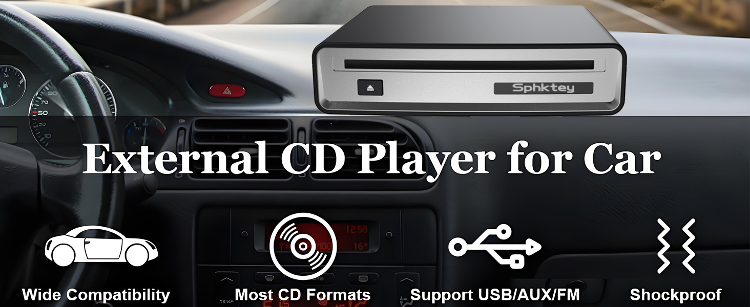 External CD Player for Car