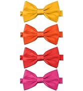 Unoutur bow ties for men, Pre-tied Men's Bow Ties Adjustable Satin Bow Tie for any Age