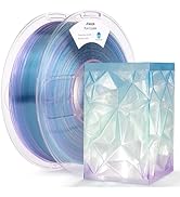 AMOLEN Translucent PLA Filament 1.75mm, Transparent 3D Printer Filament, Crystal PLA Phantom Blue...
