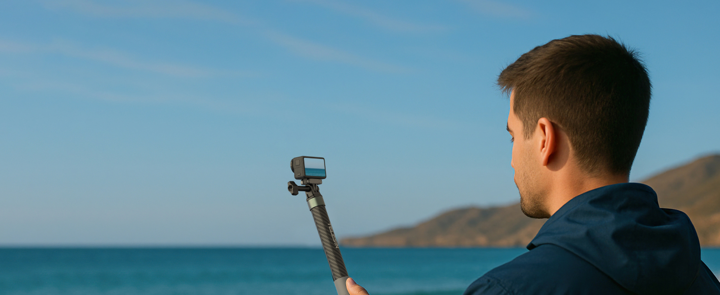 Selfie Stick Long Pole Invisible for GoPro