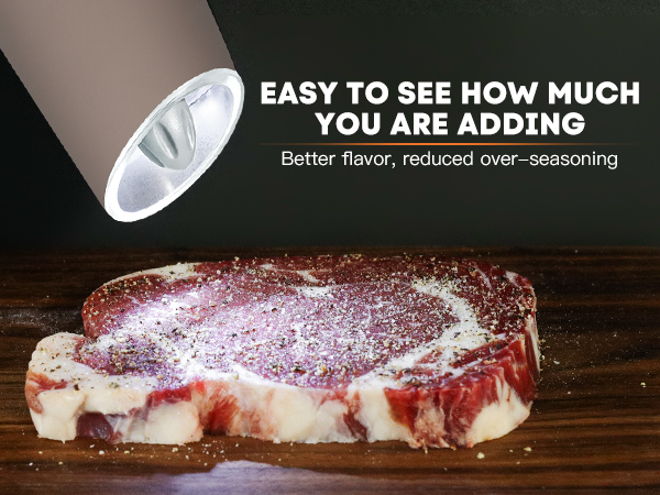 Electric Salt and Pepper Shaker Set