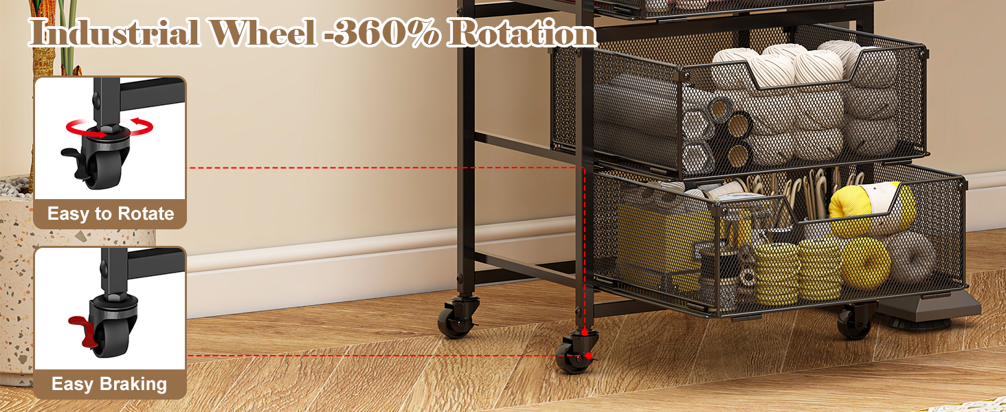 metal rolling cart