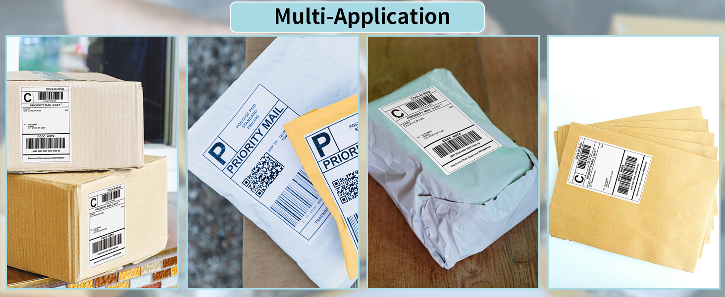 4" x 6" Fanfold Direct Thermal Labels