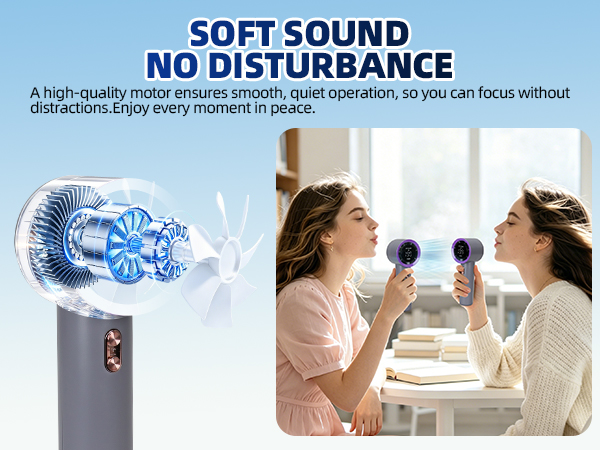 Handheld fan Portable hand Mini handheld fan Hand held fan Rechargeable USB charging handheld fan