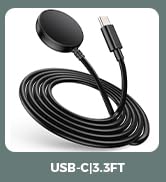 3.3FT USB C for Samsung Galaxy Watch Charger Compatible with Watch 8/8 Classic/Ultra/7/6/6 Classi...