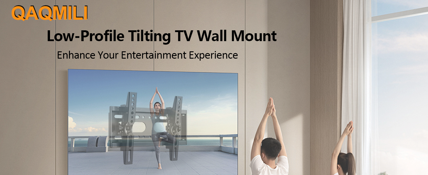Low-Profile TiltingTV Wall Mount