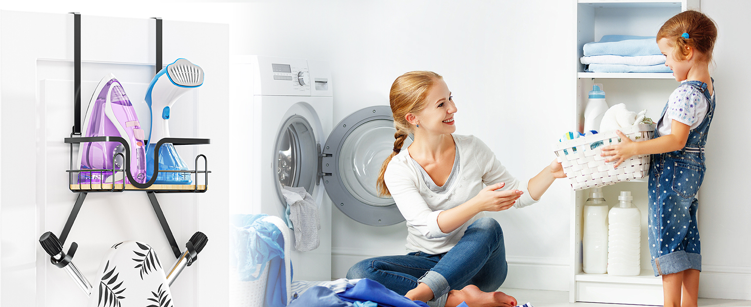 Over The Door Ironing Board Holder