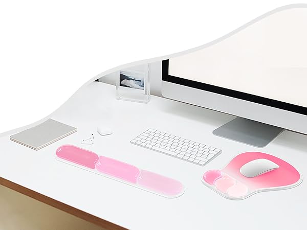 keyboard pad mouse wrist pad floral desk accessories