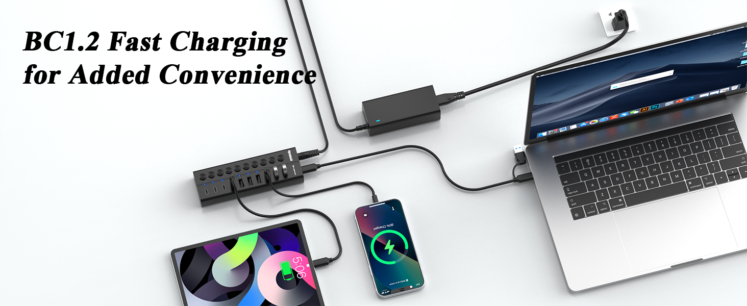 usb hub macbook adapter multiport