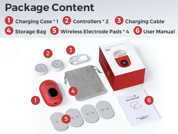 wireless tens unit muscle stimulator