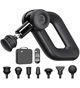 BOB AND BRAD D6 Pro Massage Gun Deep Tissue Percussion with 16mm Amplitude 85lbs Stall Force, FSA...