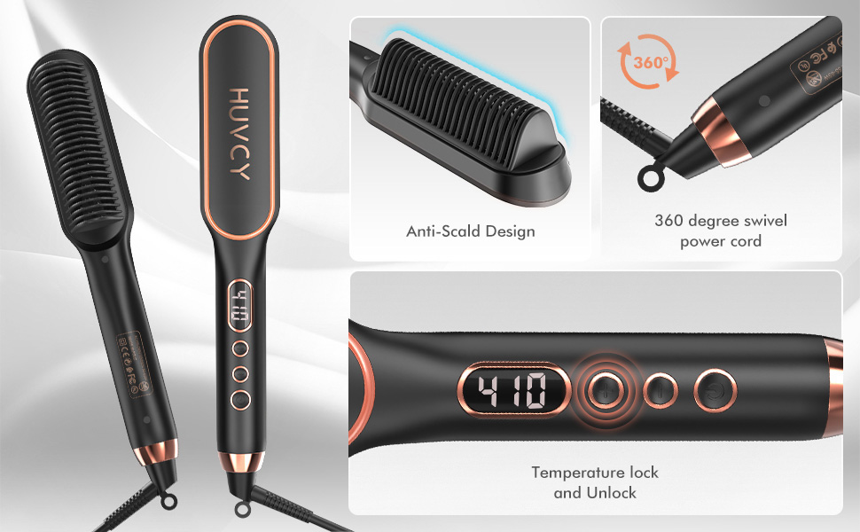 straightener brush