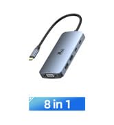 LIONWEI USB C Docking Station Dual Monitor, Laptop Docking Station 3 Monitors Quadruple Display w...