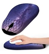 Hasinart Ergonomic Mouse Pad Wrist Rest with Massage Design, Space-Saving Mousepad Wrist Support,...